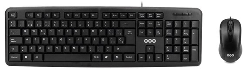 OQO-TR001-U teclado Ratn incluido Oficina USB QWERTY Espaol Negro
