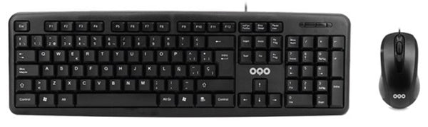 OQO-TR001-U teclado Ratn incluido Oficina USB QWERTY Espaol Negro