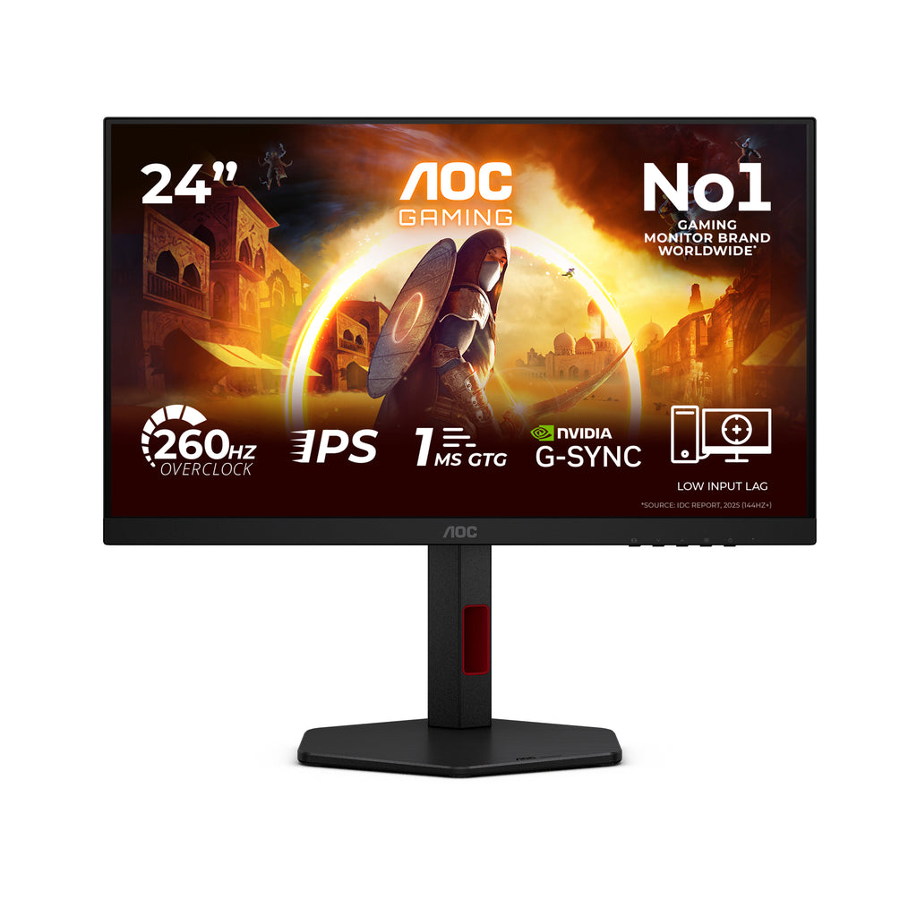 G4 24G4ZR pantalla para PC 60 5 cm (23.8") 1920 x 1080 Pixeles Full HD LED Negro  Rojo