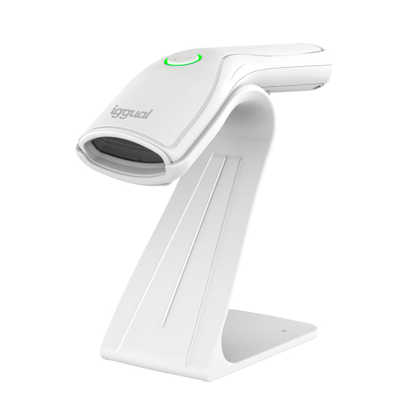 Lector cdigo barras 2D USB botn blanco