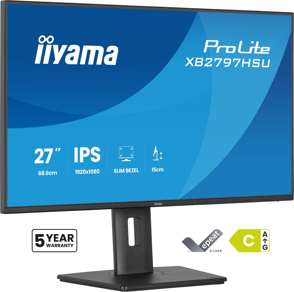 ProLite XB2797HSU-B1 pantalla para PC 68 6 cm (27") 1920 x 1080 Pixeles Full HD LED Negro