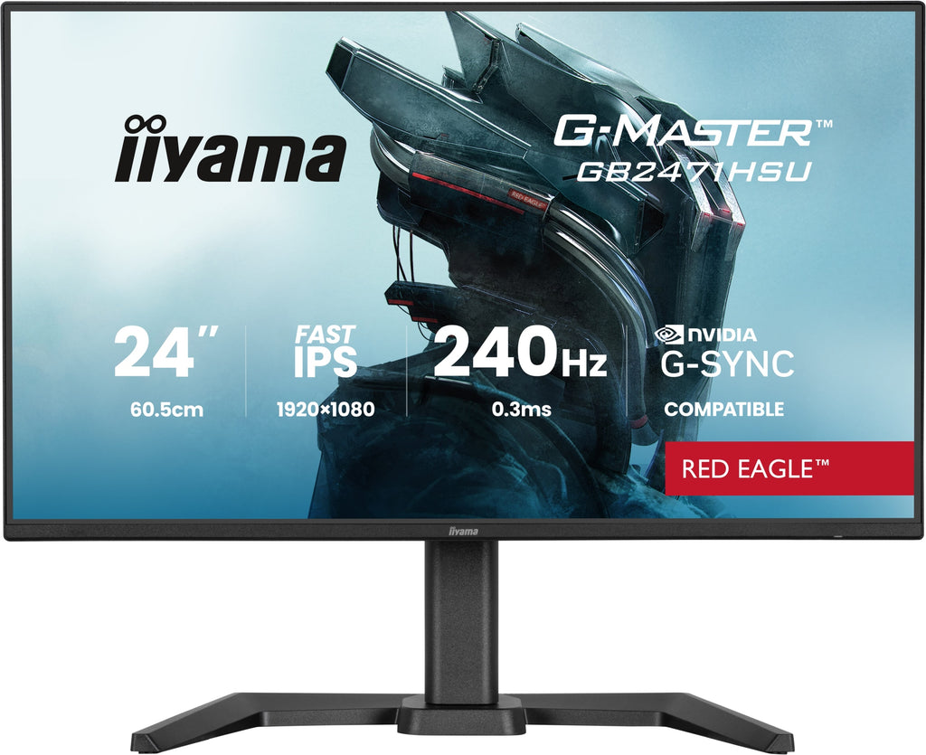 G-MASTER GB2471HSU-B1 pantalla para PC 60 5 cm (23.8") 1920 x 1080 Pixeles Full HD Negro