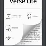 Verse Lite lectore de e-book Pantalla tctil 8 GB Wifi Gris