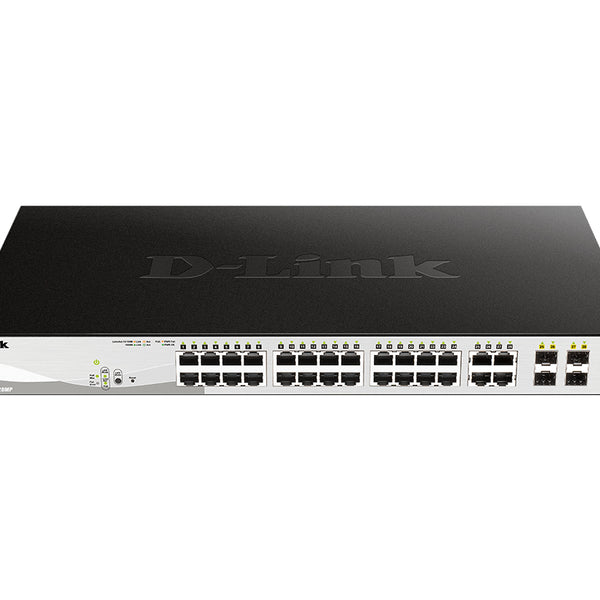 DGS-1210-28P switch Gestionado L2 Gigabit Ethernet (10/100/1000) Energa sobre Ethernet (PoE) 1U Negro