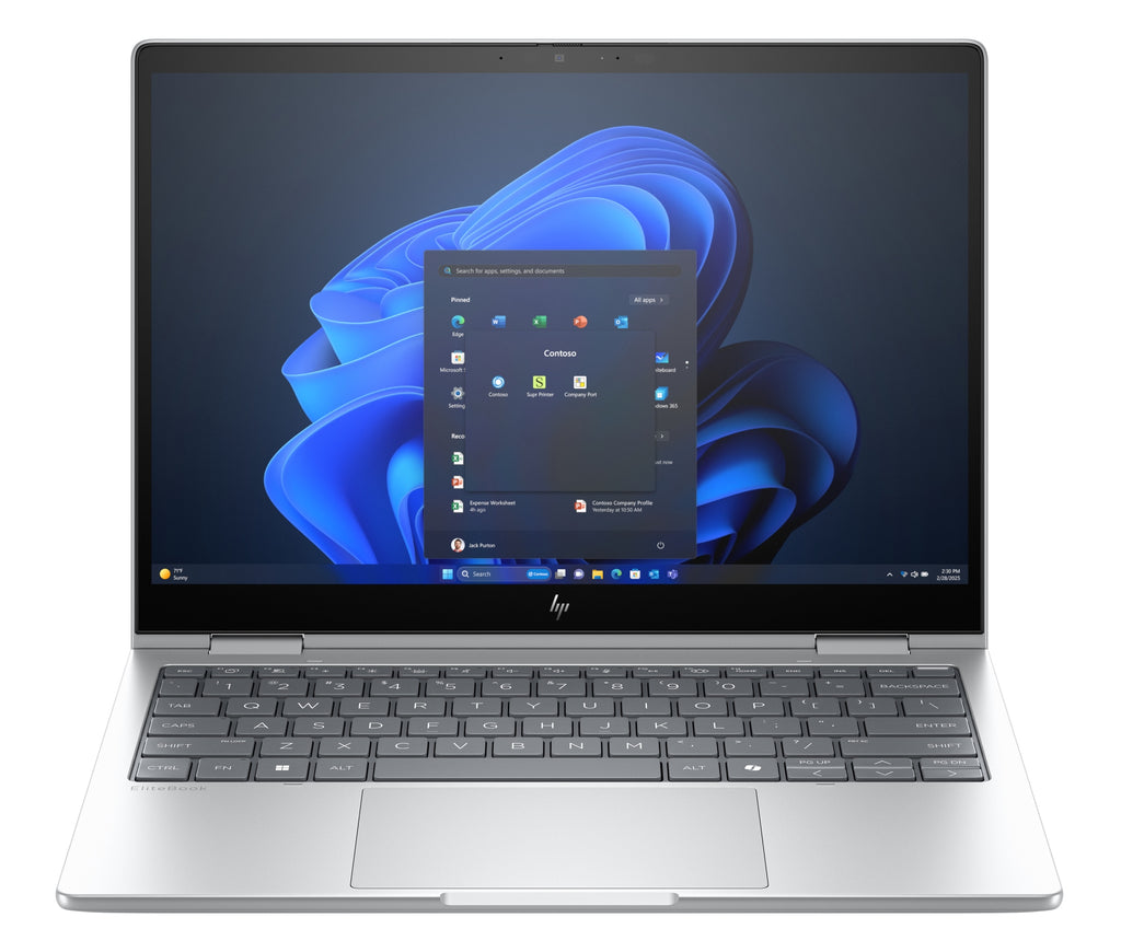 EliteBook 8 Flip G1i 13 inch Notebook AI PC Wolf Pro Security Edition Intel Core Ultra 5 225U Hbrido (2-en-1) 33 8 cm (13.3") Pantalla tctil WUXGA 16 GB LPDDR5x-SDRAM 512 GB SSD Wi-Fi 7 (802.11be) Windows 11 Pro Plata