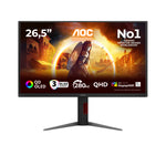 G4 Q27G4ZD pantalla para PC 67 3 cm (26.5") 2560 x 1440 Pixeles Quad HD QD-OLED Negro  Rojo