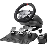 MWHRSX mando y volante Negro Volante + Pedales Analgico/Digital Android  PC  PlayStation 4  Xbox Series S  Xbox Series X  iOS