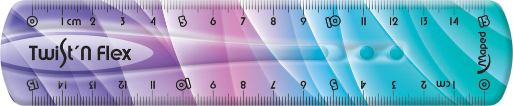 279115 cirterio Regla de escritorio 150 mm Plstico Multicolor 1 pieza(s)