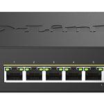 DMS-108P/E switch No administrado 2.5G Ethernet (100/1000/2500) Energa sobre Ethernet (PoE) Negro