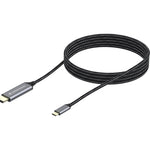 ABBY10G adaptador de cable de vdeo 2 m USB Tipo C HDMI Gris