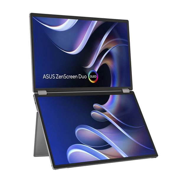 ZenScreen Duo OLED MQ149CD pantalla para PC 35 6 cm (14") 1920 x 1200 Pixeles WUXGA Plata