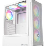 AIRONE 300 X  TORRE GAMING MESH  ALTO FLUJO AIRE  6x VENTILADORES  TYPO C  ATX  BLANCA