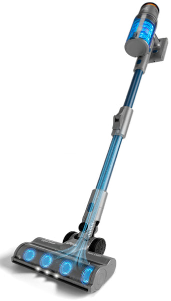 U7 Digital Animal Aspiradora escoba 2 en 1 Batera Secar Sin bolsa 0 6 L 500 W Azul  Gris 2 Ah