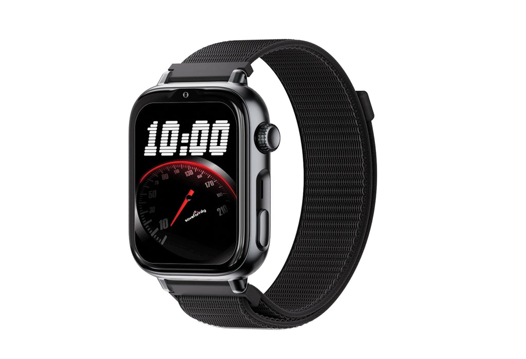 SaveWatch Plus 2 4 7 cm (1.85") AMOLED Digital 410 x 502 Pixeles Pantalla tctil 4G Negro Wifi GPS (satlite)