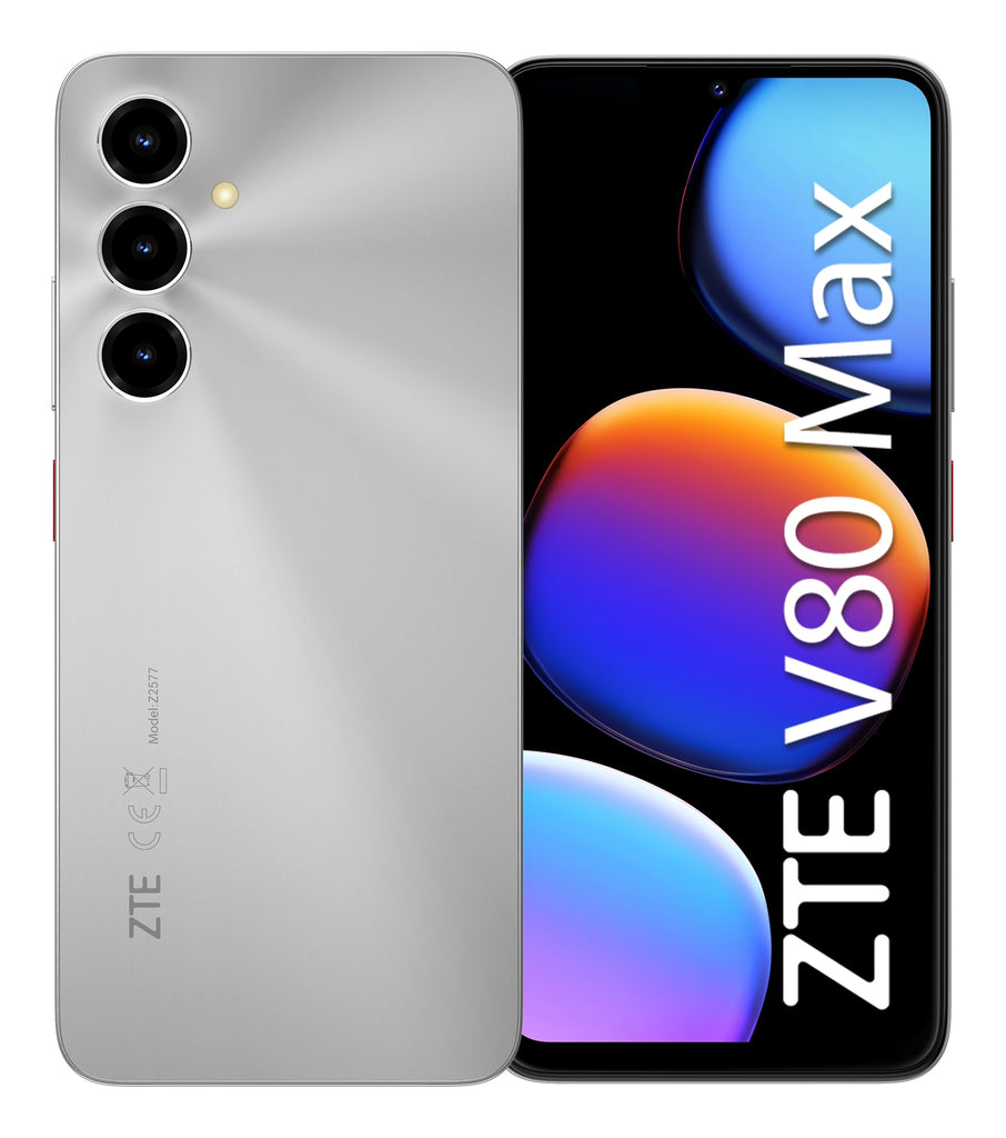 V80 Max 17 5 cm (6.9") Ranura hbrida Dual SIM Android 16.0 4G USB Tipo C 12 GB 128 GB 6000 mAh Plata