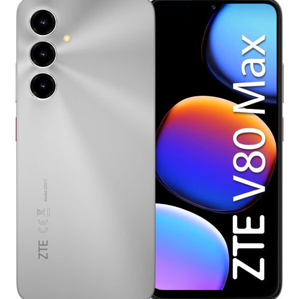 V80 Max 17 5 cm (6.9") Ranura hbrida Dual SIM Android 16.0 4G USB Tipo C 12 GB 128 GB 6000 mAh Plata