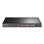 16-PORT 10/100MBPS+ 2-PORT GB RCK 16-PORT POE+ No administrado Fast Ethernet (10/100) Energa sobre Ethernet (PoE) Negro