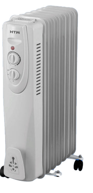 HTW-RAD71500F1 calefactor elctrico Interior Blanco 1500 W Radiador de aceite elctrico