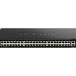DGS-1520-52 switch Gestionado L3 10G Ethernet (100/1000/10000) 1U Negro