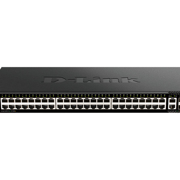 DGS-1520-52 switch Gestionado L3 10G Ethernet (100/1000/10000) 1U Negro