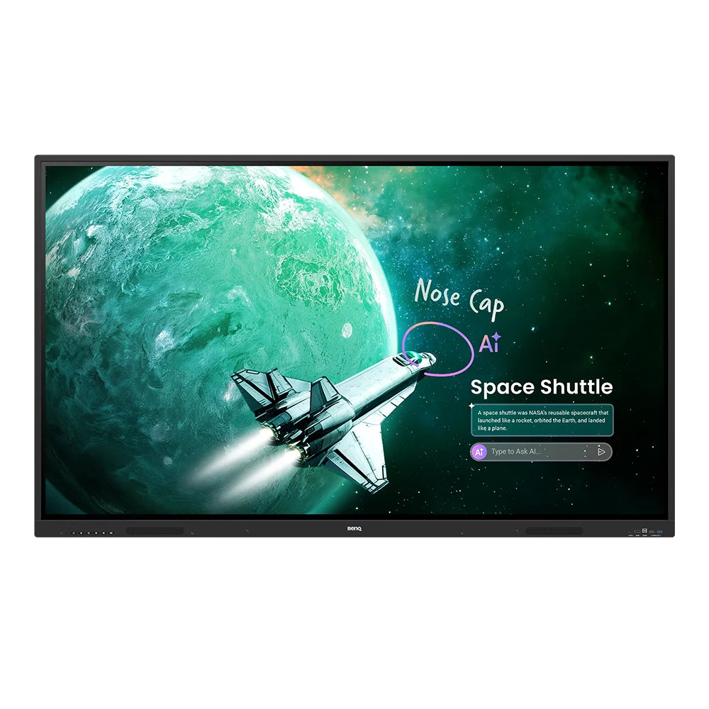 RE7505A pizarra blanca interactiva 190 5 cm (75") 3840 x 2160 Pixeles Pantalla tctil Negro USB
