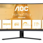B3 CU34B3E pantalla para PC 86 4 cm (34") 3440 x 1440 Pixeles Wide Quad HD LED Negro