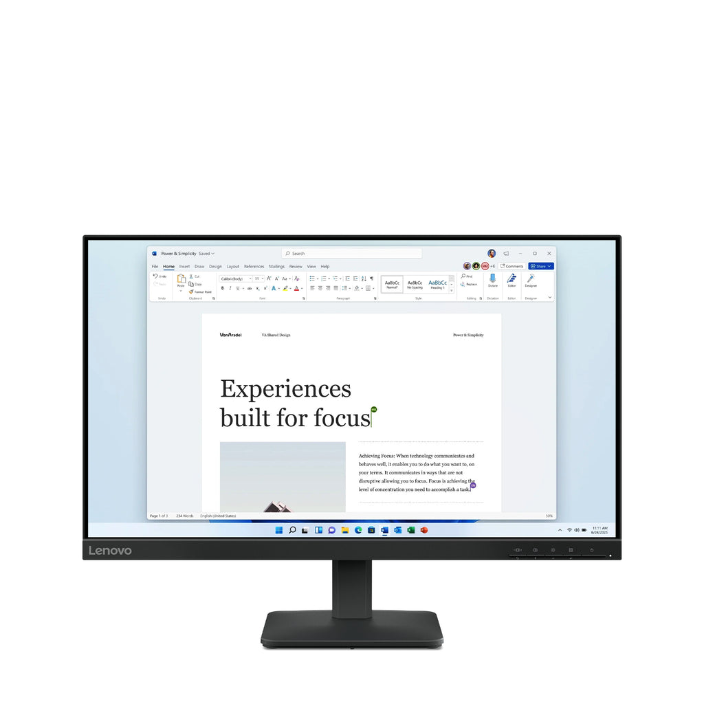 L24-4e pantalla para PC 60 5 cm (23.8") 1920 x 1080 Pixeles Full HD LCD Negro