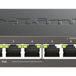 DGS-1008P/E switch No administrado L2 Gigabit Ethernet (10/100/1000) Energa sobre Ethernet (PoE) Escritorio Negro