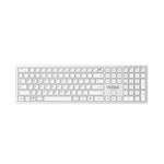 PRO WIRELESS SILVER ESPANOL teclado Hogar / Oficina USB + Bluetooth QWERTY Espaol Blanco