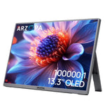 A3C Monitor porttil Gris 33 8 cm (13.3") OLED 1920 x 1080 Pixeles
