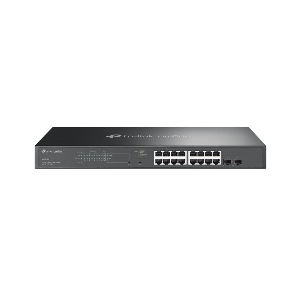Omada SG2218P switch Gestionado L2/L2+ Gigabit Ethernet (10/100/1000) Energa sobre Ethernet (PoE) 1U Negro