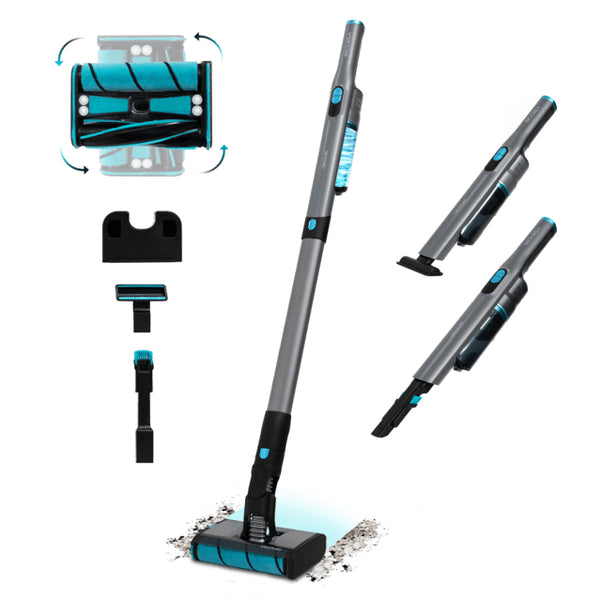 Scoba 2100 Twice Aspiradora vertical Batera Secar Ciclnico Sin bolsa 210 W Negro  Azul