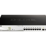 DGS-1210-10MP Gestionado L2 Gigabit Ethernet (10/100/1000) Energa sobre Ethernet (PoE) Negro  Gris