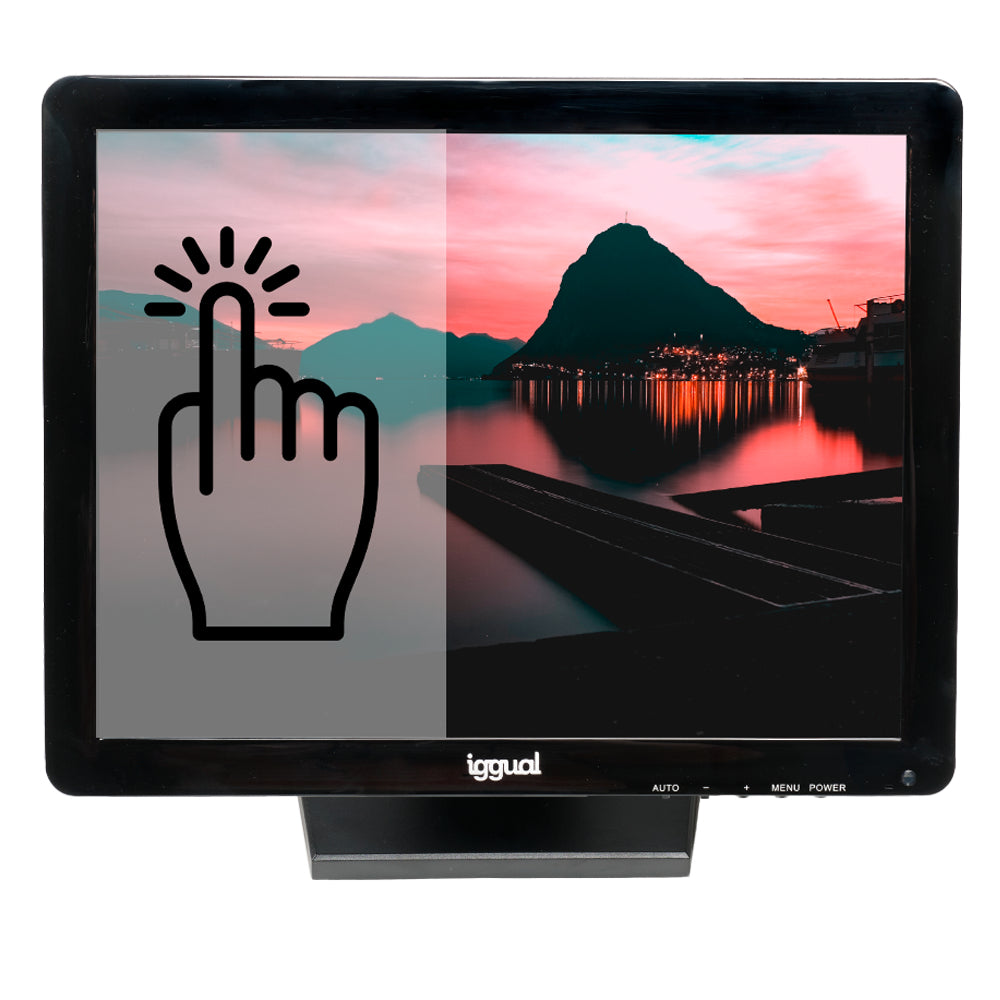 Monitor tctil resistivo 17" USB VGA HDMI