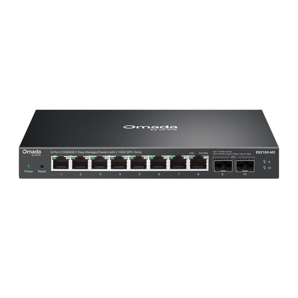 ES210X-M2 switch Gestionado 2.5G Ethernet (100/1000/2500) Montaje en pared/escritorio Negro