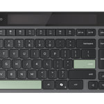 Self-Charging Bluetooth (ES 172) teclado Hogar / Oficina Espaol Negro  Verde
