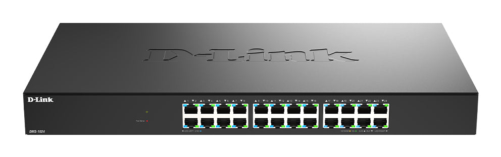 DMS-1024 No administrado 2.5G Ethernet (100/1000/2500) Negro