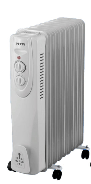 HTW-RAD92000F1 calefactor elctrico Interior Blanco 2000 W Radiador de aceite elctrico