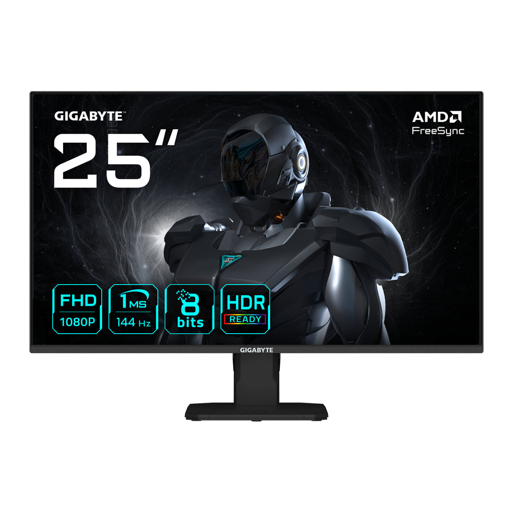 GS25F14 Monitor Gaming FHD de 25 - 1920 x 1080  144Hz  1ms  300 cd/m  Display HDR 10  HDMI 2.0  DisplayPort 1.2