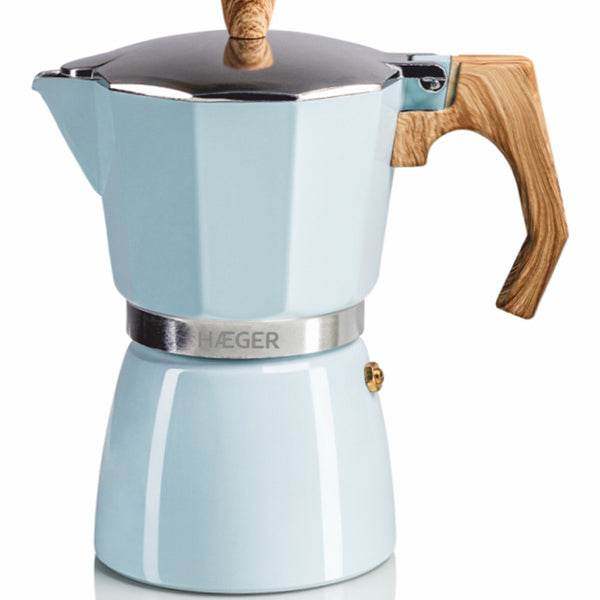 MOKA Pot 6 Cafetera italiana Azul