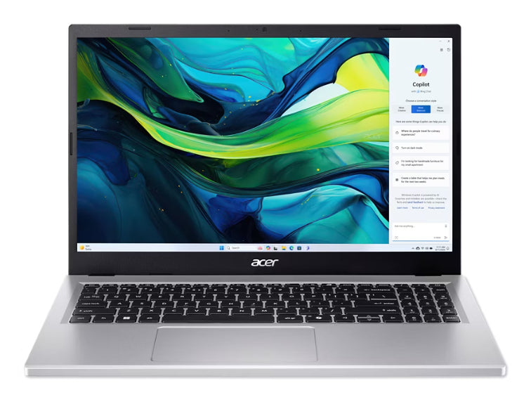 Aspire Go 15 AG15-71P-511S Intel Core i5 i5-13420H Porttil 39 6 cm (15.6") Full HD 16 GB DDR5-SDRAM 512 GB SSD Wi-Fi 6 (802.11ax) Windows 11 Home Espaol Plata
