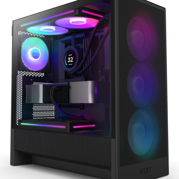 H5 Flow RGB Midi Tower Negro